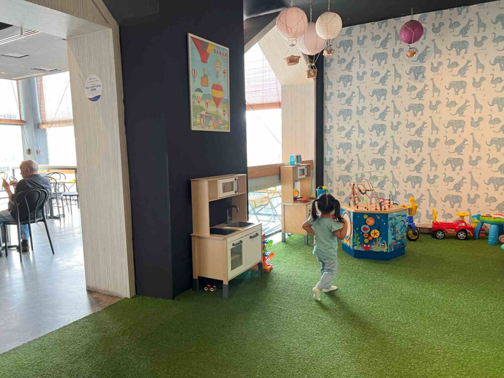 Indoor playground at kids friendly restaurant in KL Marmalade.