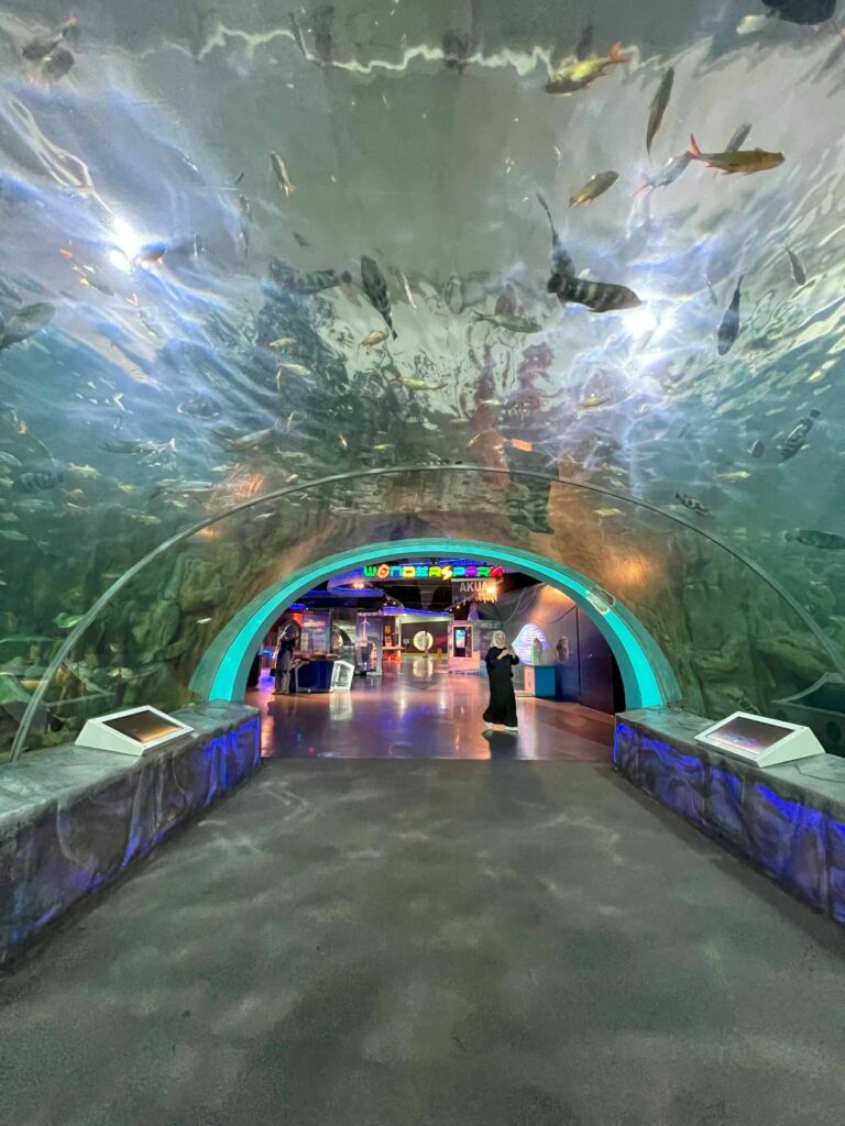Freshwater fish aquarium at Pusat Sains Negara.