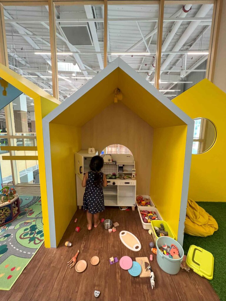 Indoor playground in KL at kid-friendly cafe Open Playhouse.